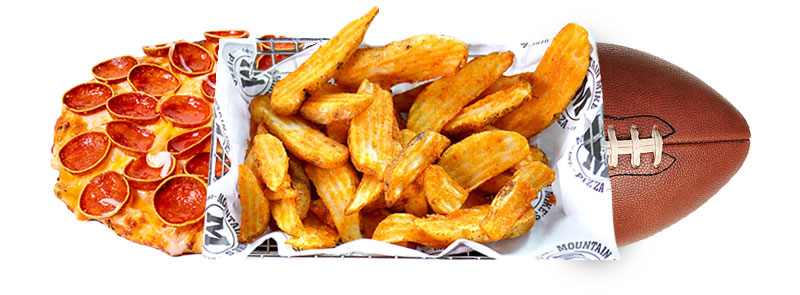 Pizza Fries Football