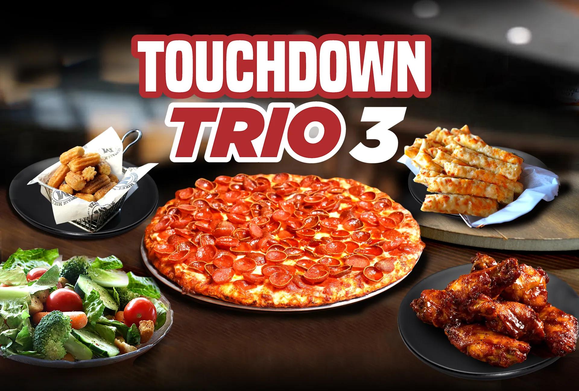Touchdown Trio | Mountain Mike's Pizza